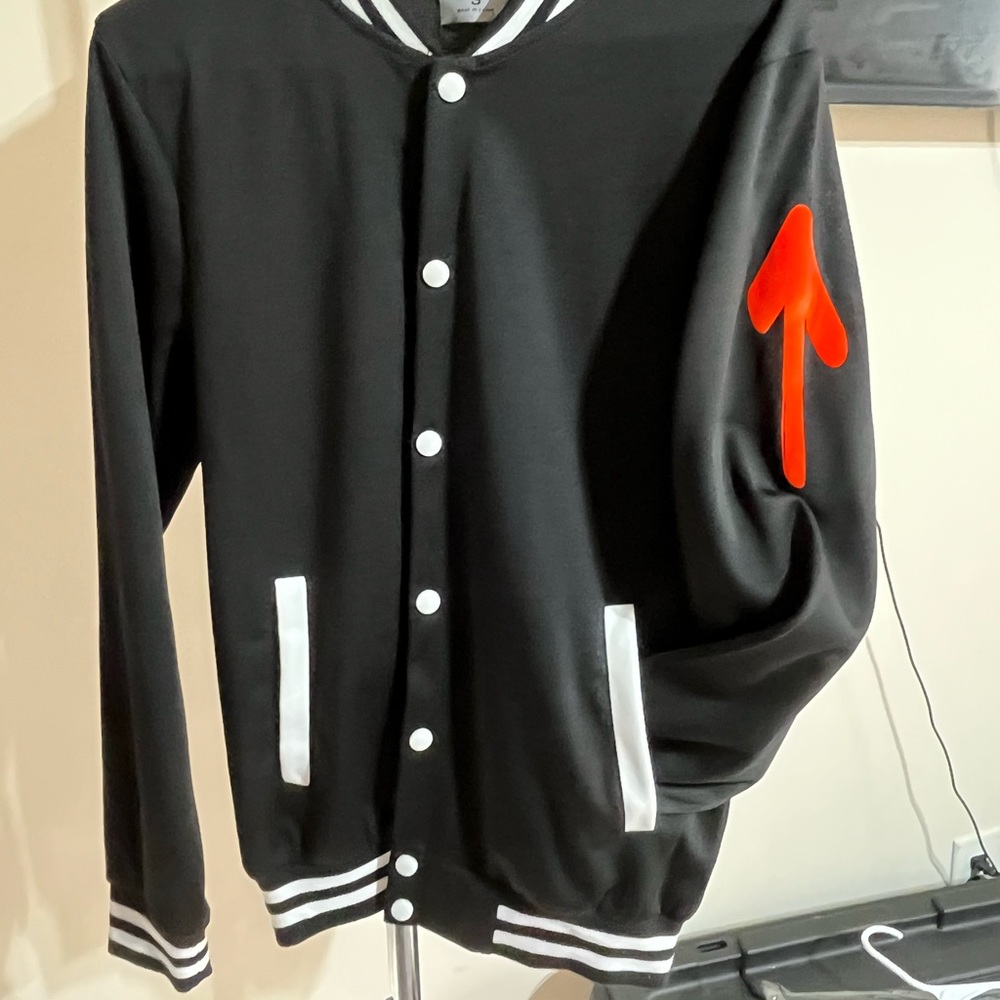 Custom 1 of 1 ‘OneWay’ Varsity style jacket.